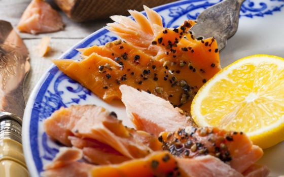 oak roast salmon recipe